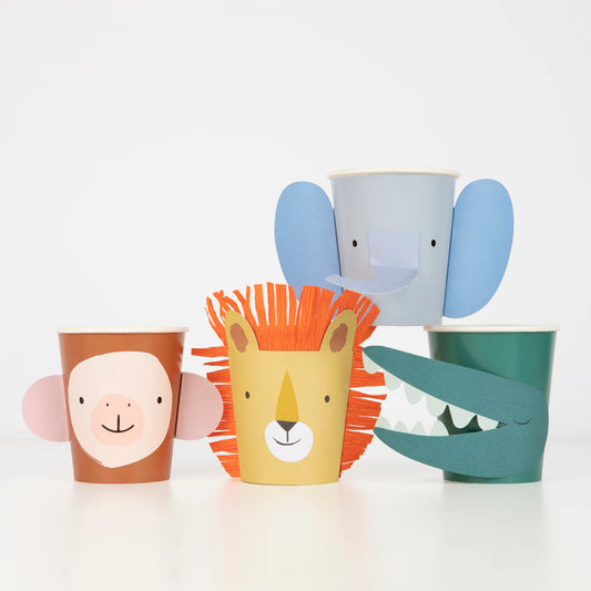 Animal Parade Character Cups (x8)