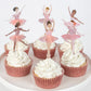 Ballerina Cupcake Kit (x24 toppers)