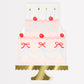 Fancy Cherry Cake Plates (x8)