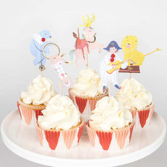 Circus Cupcake Kit (x24 toppers)