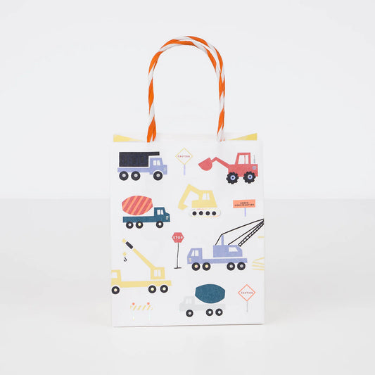 Construction Party Hats (x8)