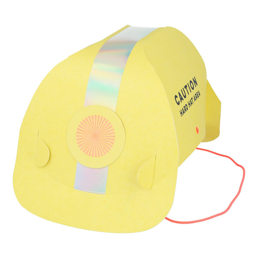 Construction Party Hats (x8)