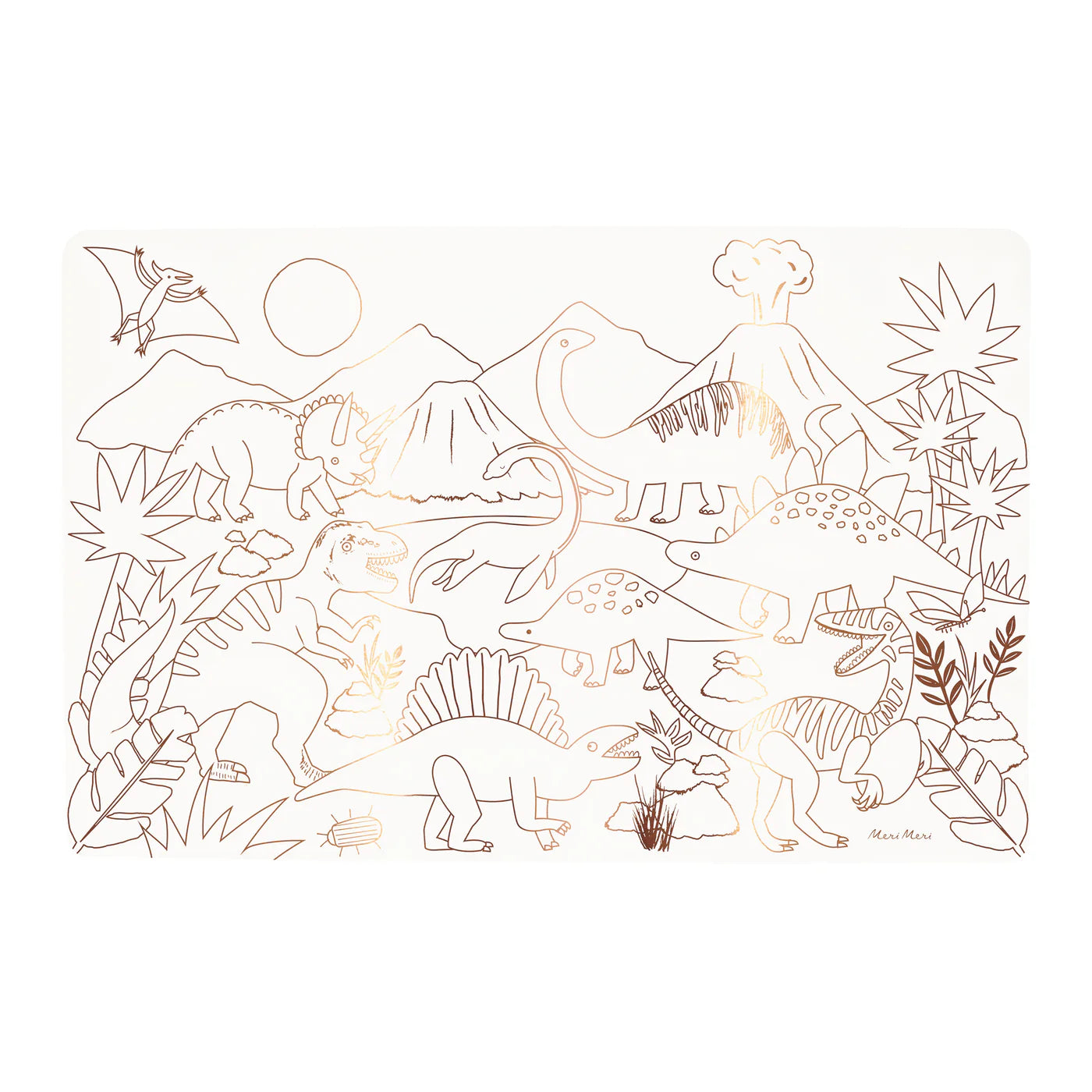 Dinosaur Coloring Placemats (x8)
