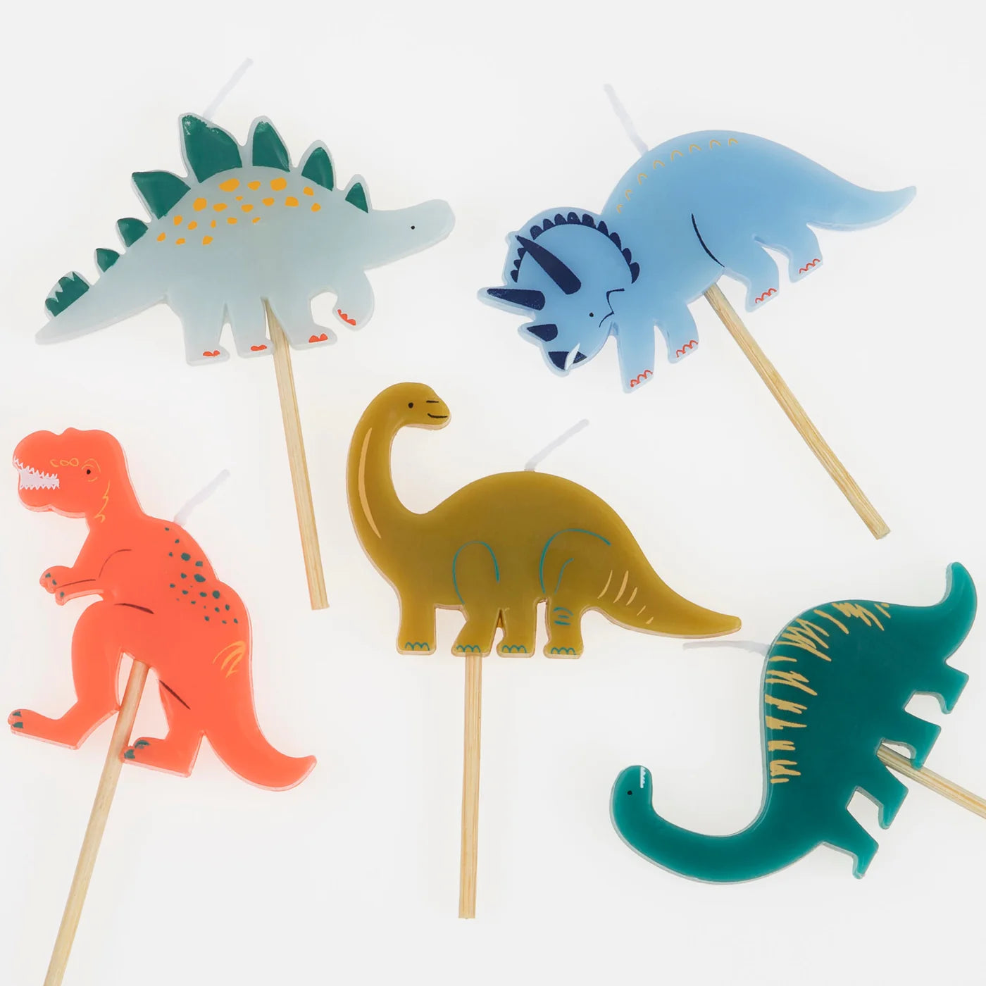 Dinosaur Candles (x5)