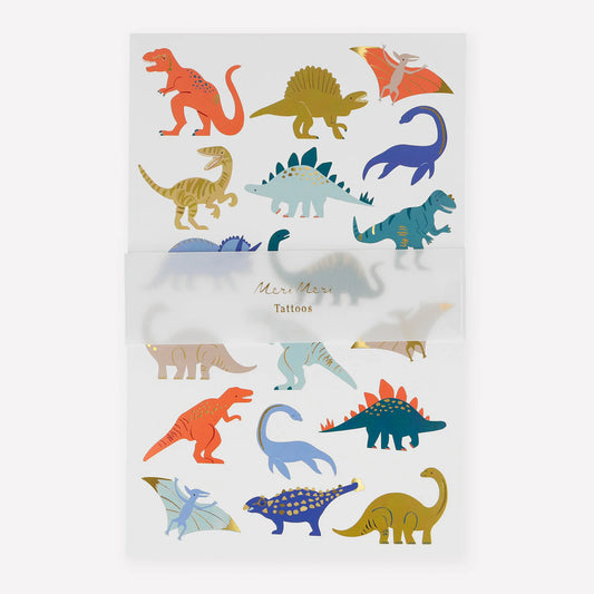 Dinosaur Tattoo Sheets (x2 sheets)