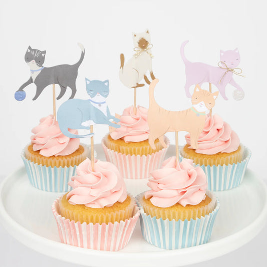Cute Kittens Cupcake Kit (x24 toppers)