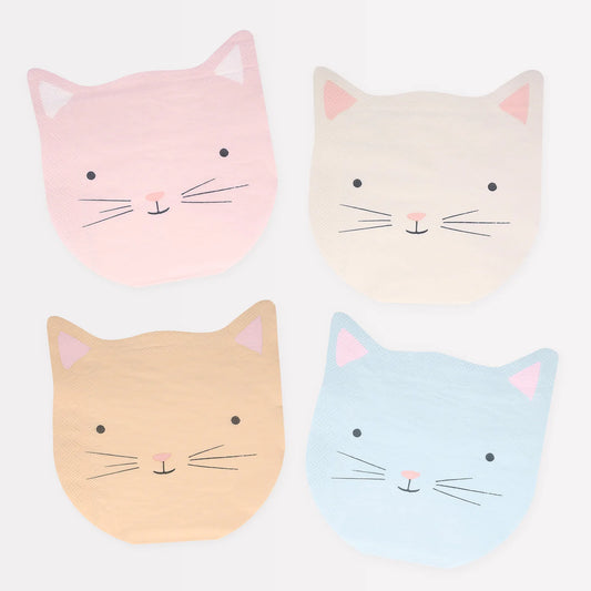 Cute Kitten Napkins (x16)