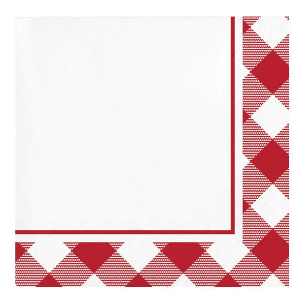 Classic Red Gingham Small Napkins