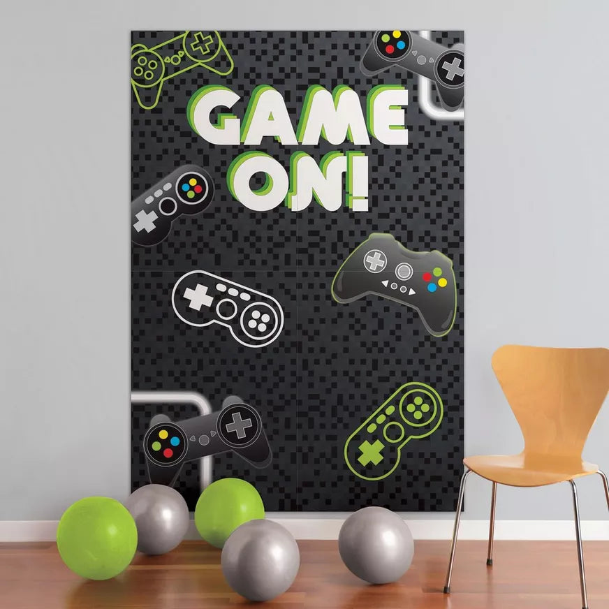 Game On! Level Up Photo Backdrop