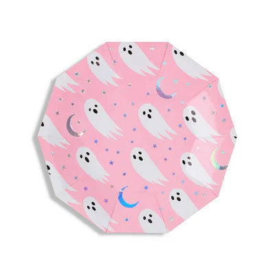 Pink Ghost Dessert Plates