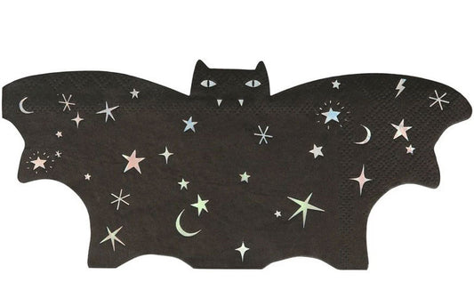 Sparkle Bat Shaped Napkins
