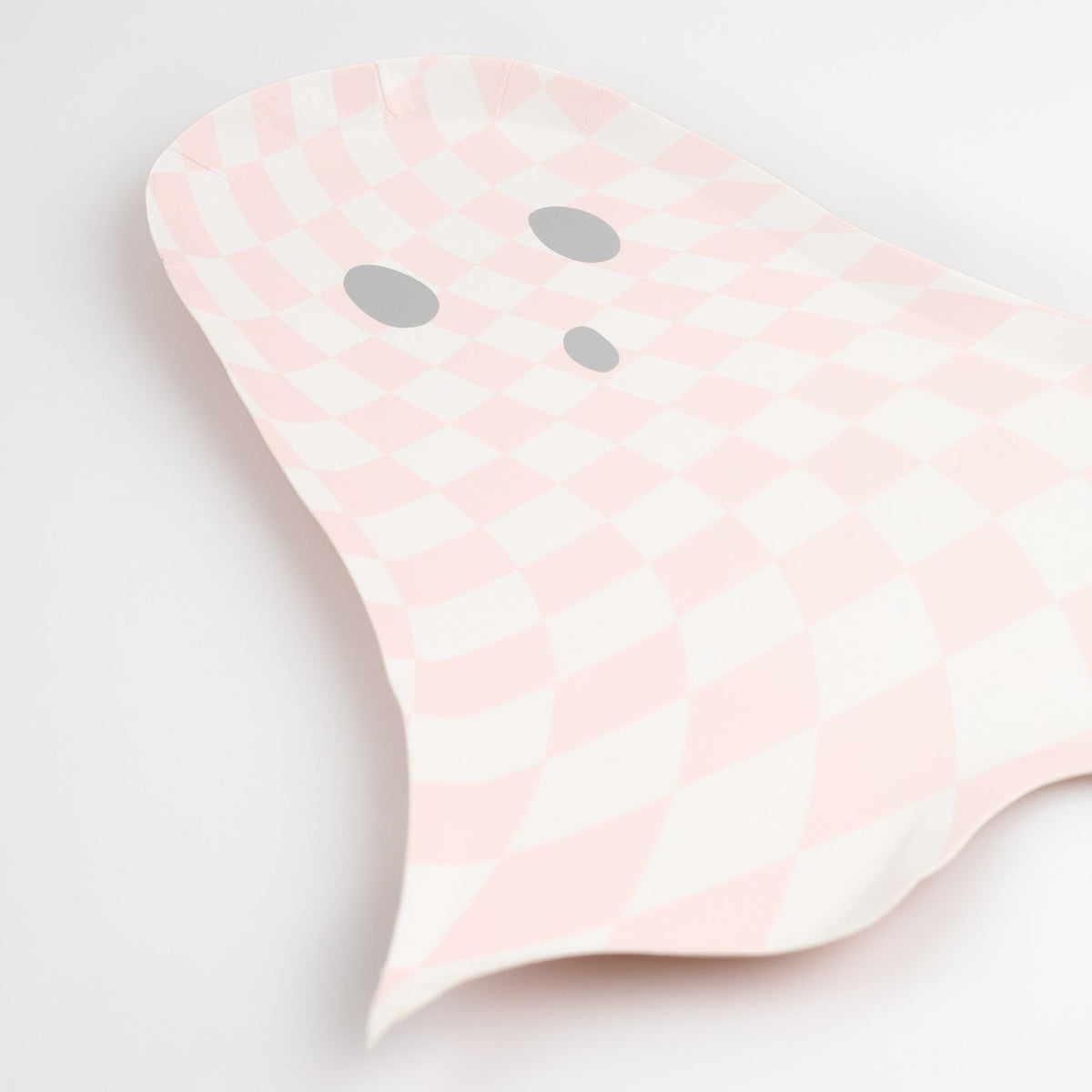 Pink Checkers Ghost Plates