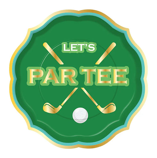Let’s Par Tee Dinner Plates