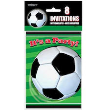 Soccer Party Invitations