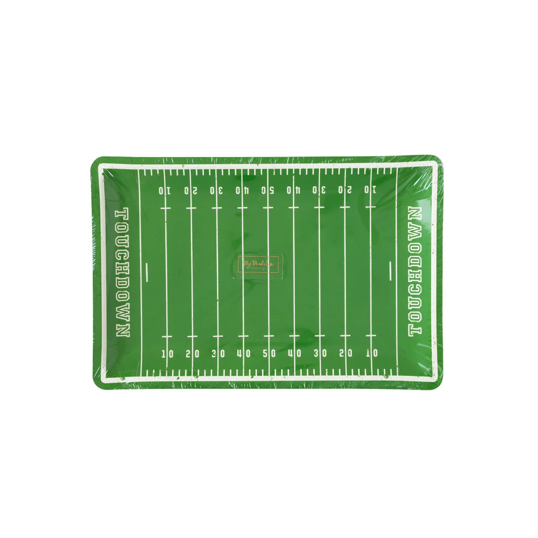 Football Field Shaped Paper Plates