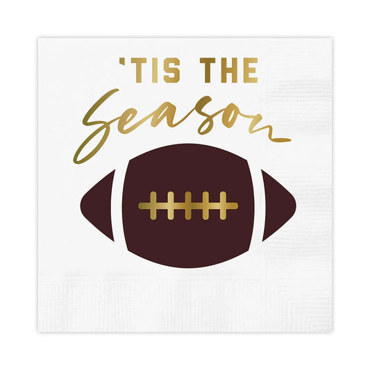 ‘Tis The Season Football Cocktail Napkins