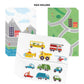 Transportation Time Paper Treat Bags