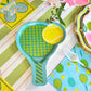 Tennis Racket Dessert Plates