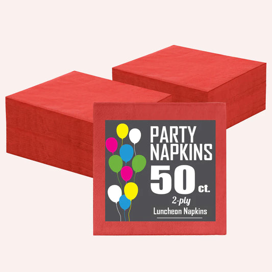 Red Luncheon Napkins (50ct)