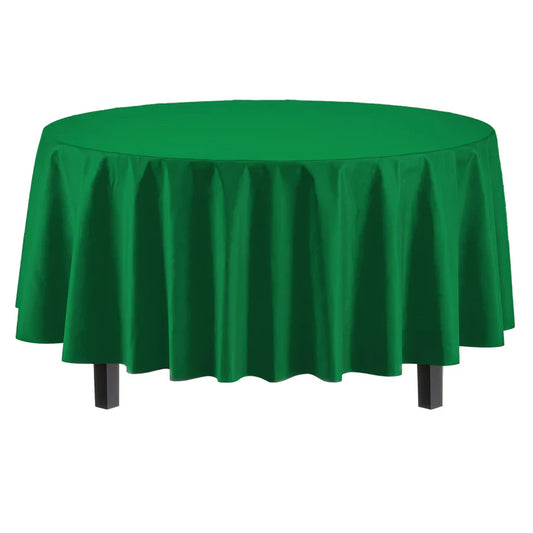 Round Emerald Green Table Cover