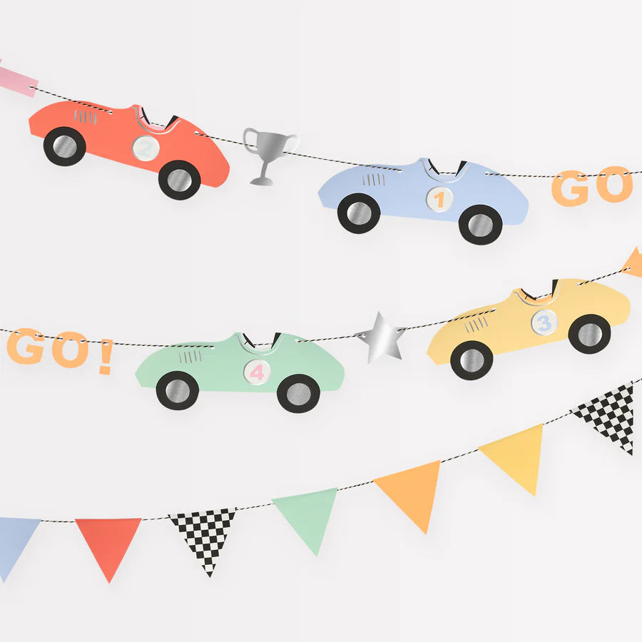 Race Car Garland Set