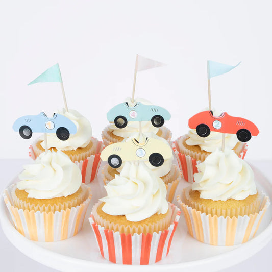 Race Car Cupcake Kit (x24 toppers)