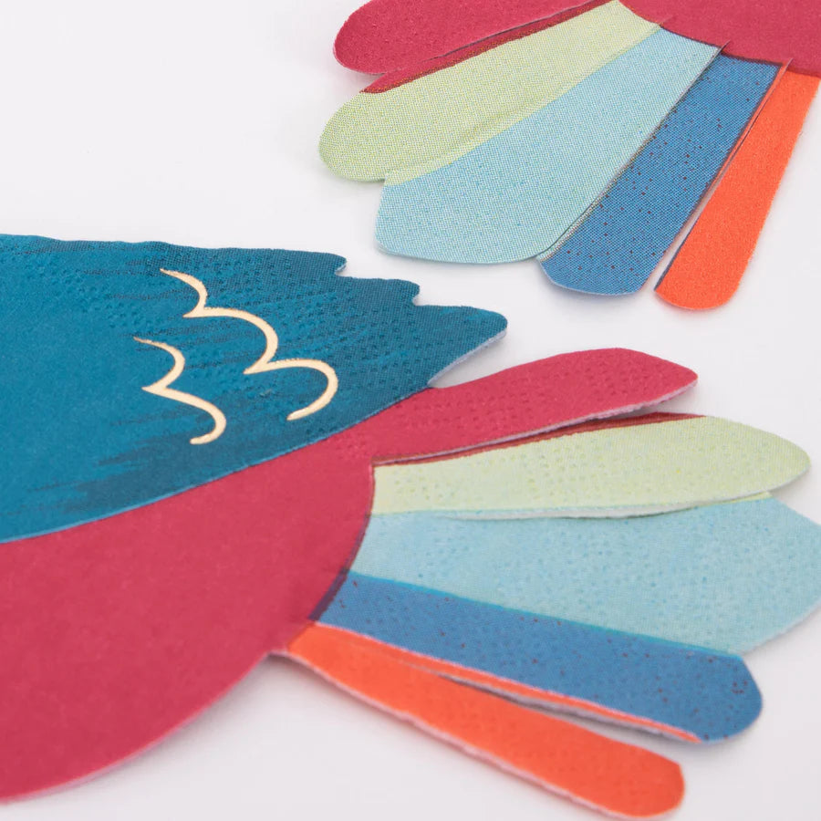 Parrot Party Napkins (x16)