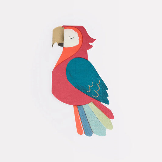 Parrot Party Napkins (x16)