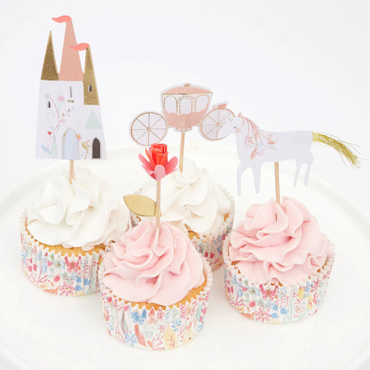 Princess Cupcake Kit (x24 toppers)