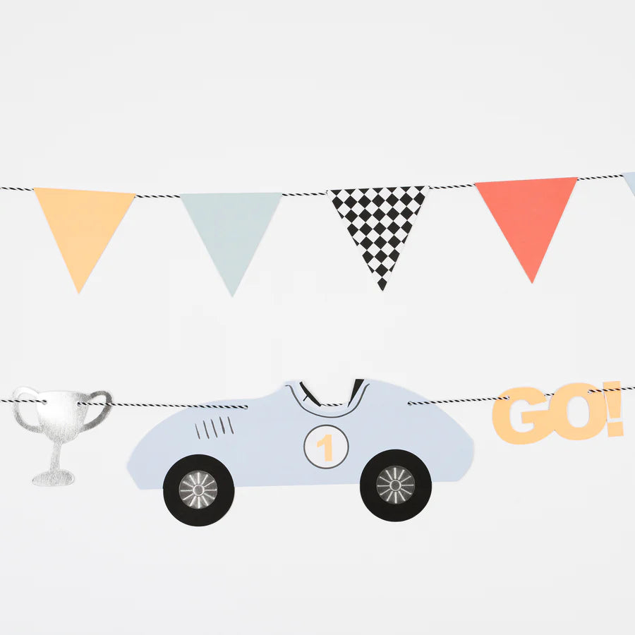 Race Car Garland Set