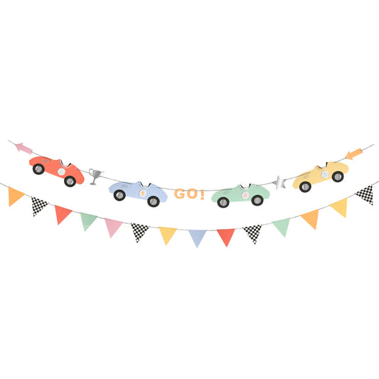 Race Car Garland Set