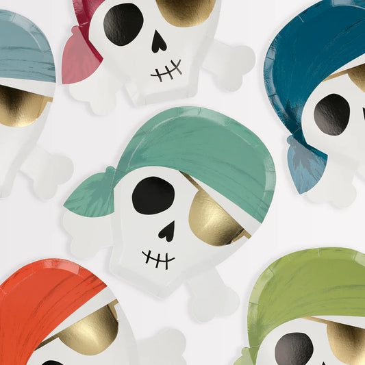 Pirate Plates (x8)