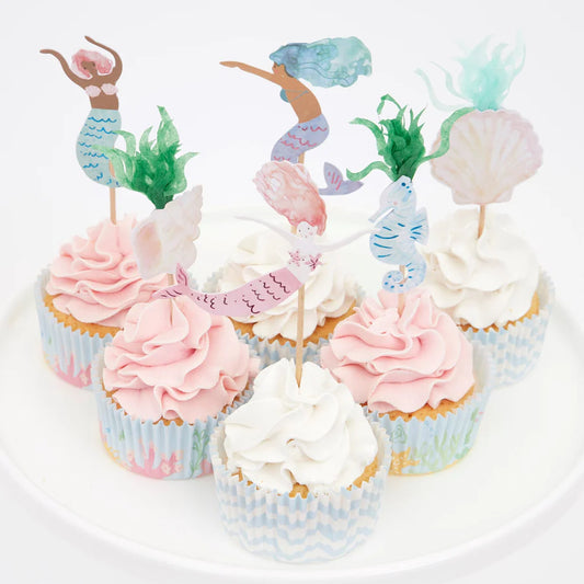 Mermaid Cupcake Kit (x24 toppers)