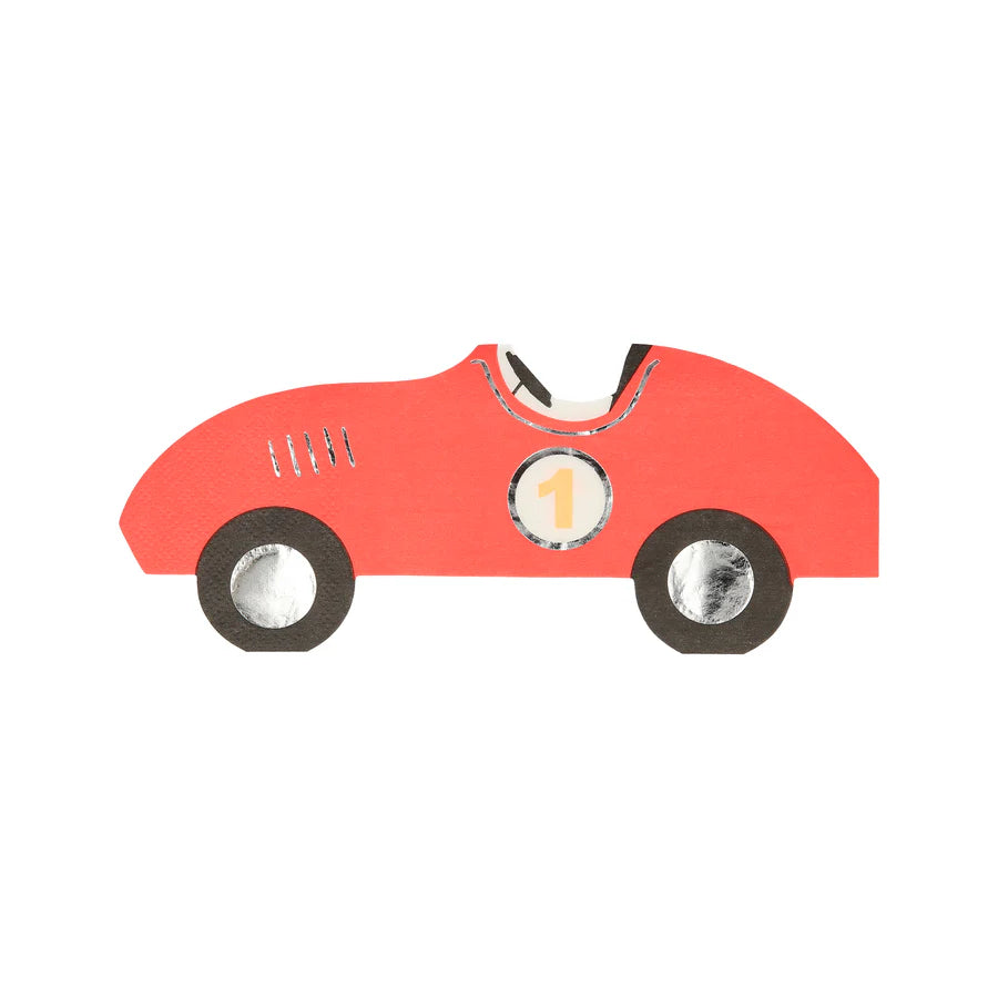 Race Car Napkins (x16)