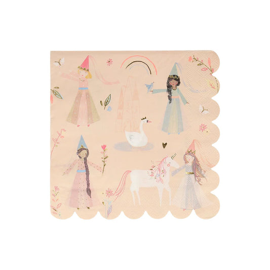 Princess Large Napkins (x16)