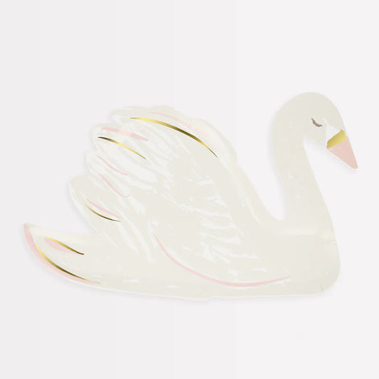 Swan Shaped Plates (x8)