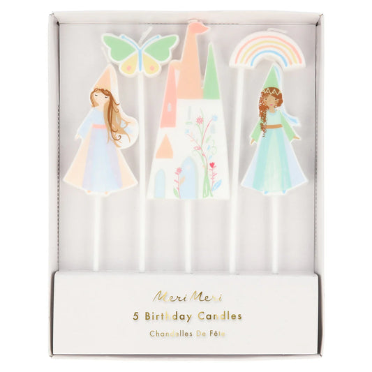 Magical Princess Candles (x5)