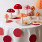 Honeycomb Mushroom Decorations (x10)