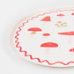 Merry Mushroom Dinner Plates (x8)
