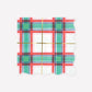 Plaid Large Napkins (x 16)