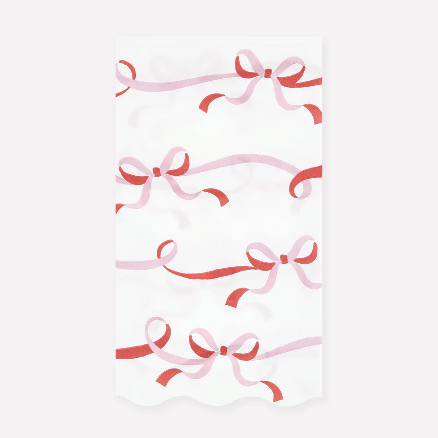 Ribbon Bow Guest Towels (x 16)