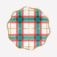 Plaid Side Plates (x 8)