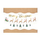 Santa, Sleigh & Reindeer Garland Set