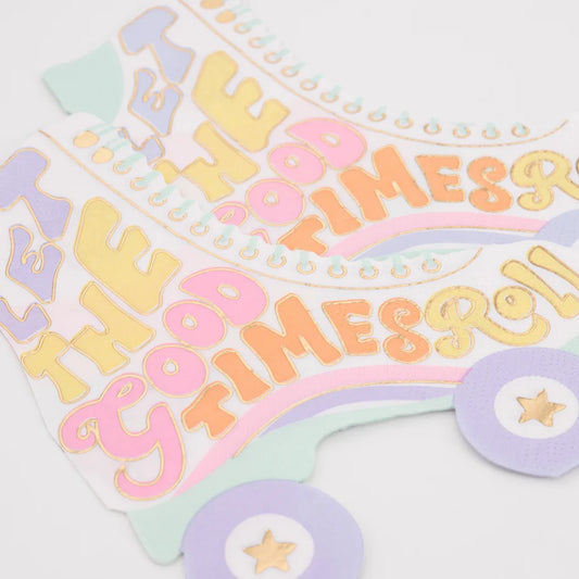 Roller Skate Napkins (x16)
