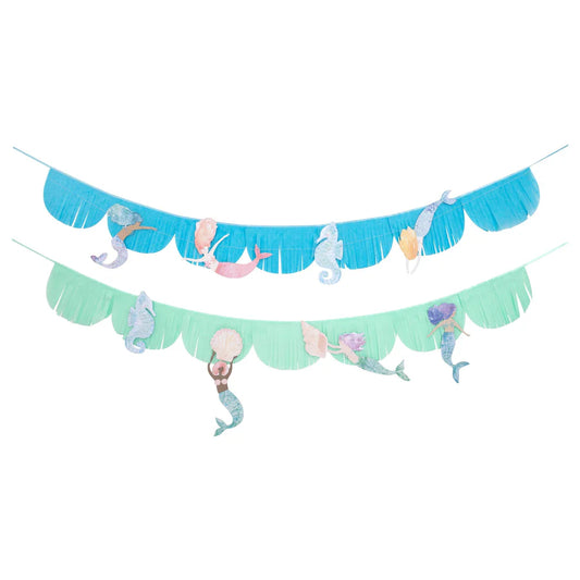 Mermaid Fringe Garland Set