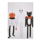 Vintage Halloween Honeycomb Skeletons (x3)