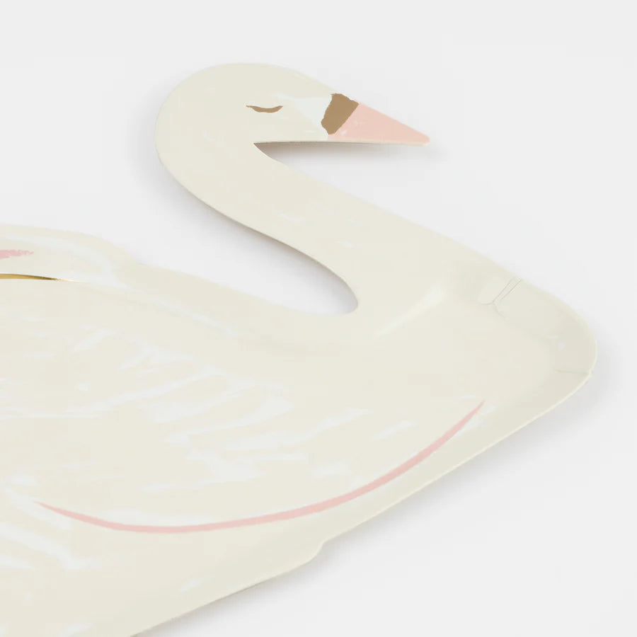 Swan Shaped Plates (x8)