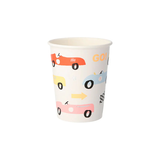 Race Car Party Cups (x8)