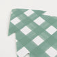 Green Gingham Tree Napkins (x16)