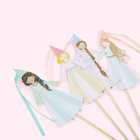 Magical Princess Cake Topper (x4)